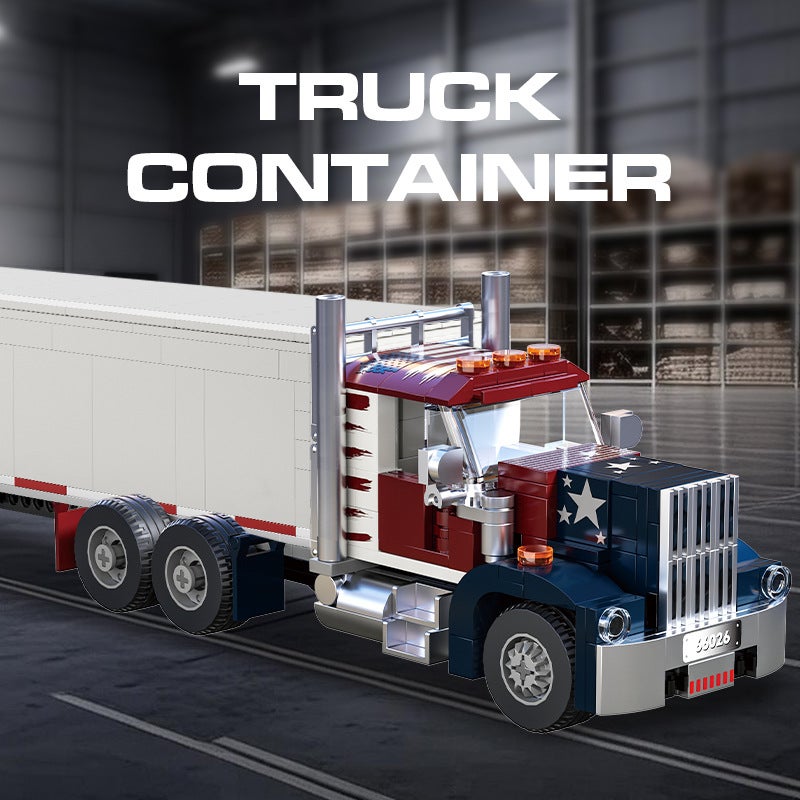 Engineering Series Truck City Bus Transport Vehicle Combined With Small Particle Building Blocks Children'S Educational Enlightenment Toys - Image 3